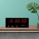 thumbnail image 5 of Reloj Despertador Digital de Pared Zulema con Fecha Temperatura Calendario LED, 5 of 7