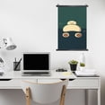 thumbnail image 2 of Poster Plastic Shaft Wall Hanging Banner Painting Canvas Artwork Wall Art Scroll Hanger Decor For Home Office 16"X24", 2 of 7