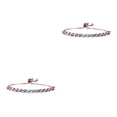 thumbnail image 4 of Minnieouse con cordón de tenis para mujer, pulseras de circón geométrico, cadena ajustable, accesorio de moda, banquete de fiesta Oro rosa 2Conjunto, 4 of 6