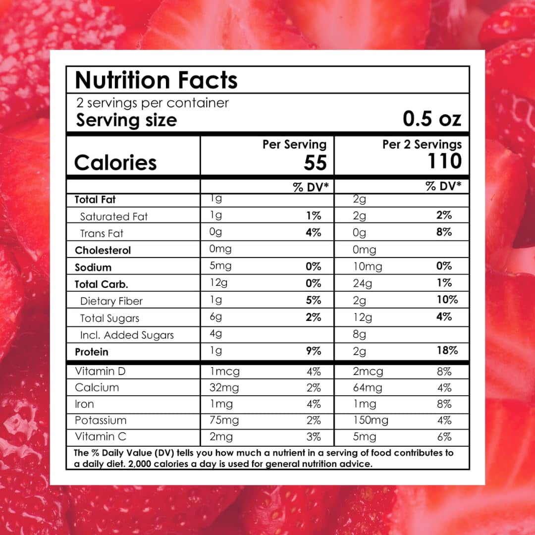 YoGut Freeze-Dried Strawberry Yogurt Bites, Crunchy Snack with Probiotics, Gluten-Free, Non-GMO, 6 Pack for Kids & Adults