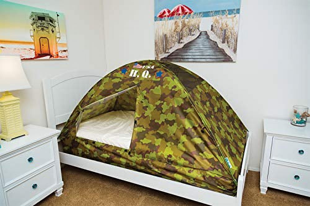 Pacific Play Tents H.Q. Bed Tent 77 inch x 38 inch x 35 inch Polyester - image 4 of 7