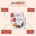 thumbnail image 6 of Amber Backflow Incense Cones - 60 Cones, Six Packs of 10, Waterfall Effect, 6 of 8