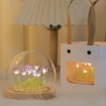 thumbnail image 5 of AMERTEER LED Simulation Tulip Night Light Table Lamp Ornaments for Home Living Room Desktop Decor, 5 of 5
