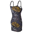 thumbnail image 6 of Ladies Elegant Sling Sleeveless Sexy Dress floral, 6 of 6