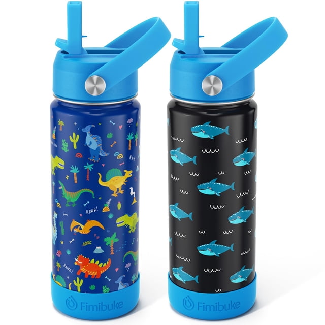 Botella de agua Fimibuke Kids con aislamiento de acero inoxidable de 530 ml