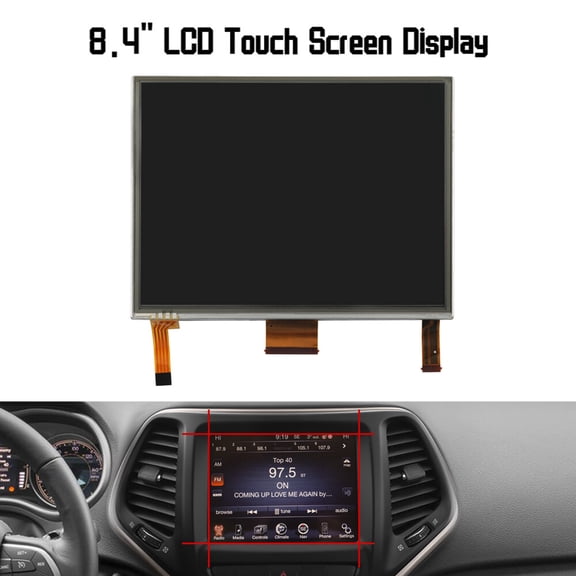 Woudy 8.4" LCD Monitor Touch Screen for Uconnect JEEP Charger Dodge RAM 1500 2500 3500