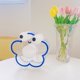 thumbnail image 3 of Lindo soporte para bolígrafos de acrílico con forma de huevo de oso, florero con adornos kawaii, organizador de escritorio multifuncional, caja de almacenamiento, papelería escolar, 3 of 6