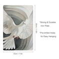 thumbnail image 2 of RUIYC Iron Art Wall Hanging 8*12in Dove Bird Letter Heaven Hope Peace Retro Metal Sign 8x12in, 2 of 7
