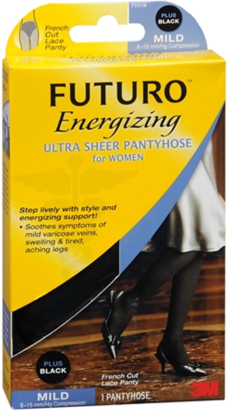Ultra Sheer Energizing Pantyhose, Black 