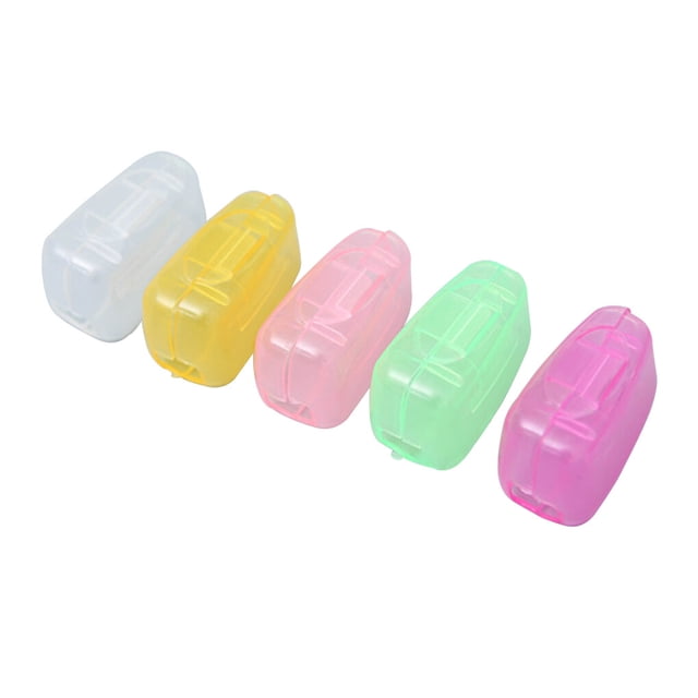 Cubierta de cabeza de cepillo Matsuzay 5 uds de plástico color aleatorio para Camping y viaje