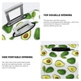 thumbnail image 3 of Rateoe Avocado1 Printed Luggage Cover, Suitcase Protector Fits 18-32 Inch Luggage-Medium, 3 of 7