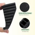 thumbnail image 3 of 2Pcs Door Stoppers for Bottom, Plastic Anti-Slip Door Stopper Wedge, 1.89 Inch Height, Black, 3 of 6