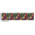thumbnail image 3 of Ambesonne Floral Fabric by the Yard Upholstery, Colorful Flowers Vintage, 1 Yard, Multicolor, 3 of 5