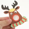 thumbnail image 5 of 25 unids Lovely Elk Lollipop Tarjeta de papel Navidad Reno DIY Decoración de dulces Fiesta de cumpleaños de Navidad Suministros para niños (Elk verde), 5 of 5