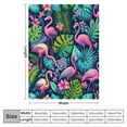 thumbnail image 4 of PIKWEEK  Flamingo Blanket Throw Print Cozy Lightweight Durable Bed Couch Blanket for Kids Adults Gift Twin, 4 of 6
