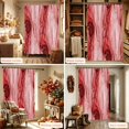 thumbnail image 6 of Red Marble Shower Curtain, Waterproof Shower Curtains for Bathroom, Modern Abstract Luxury Fluid Artwork Washable Fabric Bathtub Curtain Set Bath Decor with 12 Hooks Long 72"x84", 6 of 8