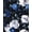 Black/Blue, variant on White Floral Wallpaper Peel and Stick Watercolor Blue/Golden Flower Contact Paper Modern Wall Paper Waterproof Self-Adhesive Wall Covering for Bedroom Countertop Desk Cabinets Decor 17.4" x 118"
