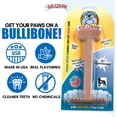 thumbnail image 6 of Bullibone Nylon Bone Dental Hygiene Dog Chew Toy with easy to Grip Bottom, Peanut Butter Large, 6 of 6