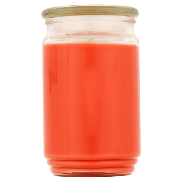 Mainstays Cranberry Mandarin Scented Single-Wick Large Glass Jar Candle, 20 oz., 2-Pack
