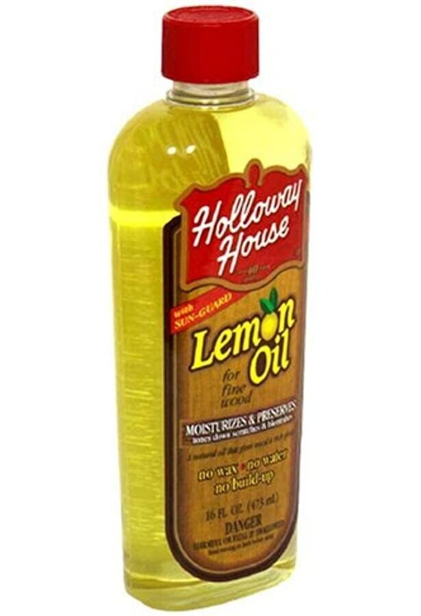 Lemon Oil Wood Cleaner Moisturize Preserve W/ Sun Guard