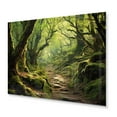 thumbnail image 2 of Designart "Woodland Serenity Enchanted Forest" Forest Metal Wall Decor, 2 of 5