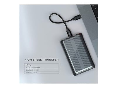 Satechi STEU4NPM USB4 NVMe SSD Enclosure - Walmart.com