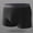 Black, variant on Men's Boxer Briefs - Polyester, Comfortable, Durable, Moisture-Wicking, Stretchy - Dark Gray, Size L - Easy Care, Elastic Waistband for Everyday Wear