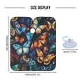 thumbnail image 4 of JSTEL Various Colorful Butterfly Waterproof Barber Cape for Men Women Beard Shaving Bib Apron Professional Hair Cutting Cloth, 65 x 55 inch, 4 of 6