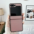 thumbnail image 2 of ELEHOLD Leather Case for Samsung Galaxy Z Flip 6, Crocodile Pattern soft TPU Slim Thin Shockproof Case with Hinge Protection,Pink, 2 of 5