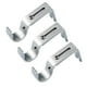 thumbnail image 1 of 3 piezas de soporte ajustable para cortina, soporte para barra de cortina Plata, 1 of 7