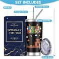 thumbnail image 6 of Super Daddio 20 Oz Tumbler - Birthday Gift for Dad From Daughter Son, Christmas Presents - New Papa Bonus Dad Best Daddy Ever Drinking Coffee Cup, 6 of 6