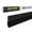 Matte Black Anodized, variant on JELOSTONE 2 Pack - 36'' Aluminum Door Sweep with Vinyl Insert (Clear Anodized), Seals Gaps up to 1-1/8", Fire-Rated, Triple-Fin Gasket Adapts to Uneven Surfaces, JS-NV507