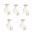 thumbnail image 2 of Lot de 30 Pcs Cintres Ronds Multifonctionnels pour Foulards et Ceintures Cintres Ronds en Fer Cintres pour Foulards Cintre Rond en Métal, 2 of 8