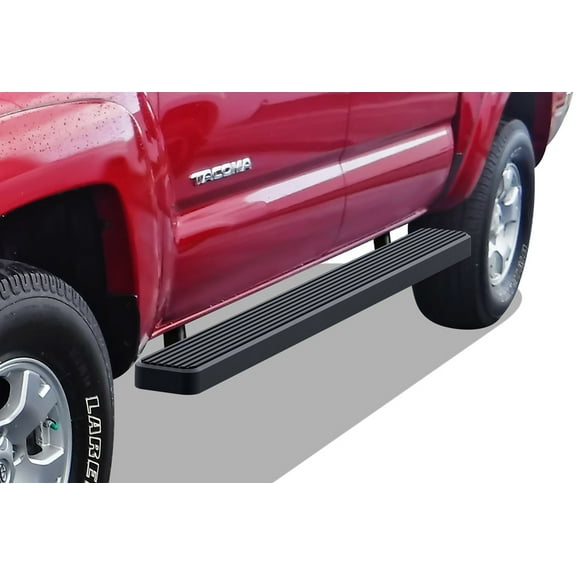 2004-2006 Toyota Tundra Double Cab Black Finish 5 Inch Door to Door Side Bar Side Step Running Board