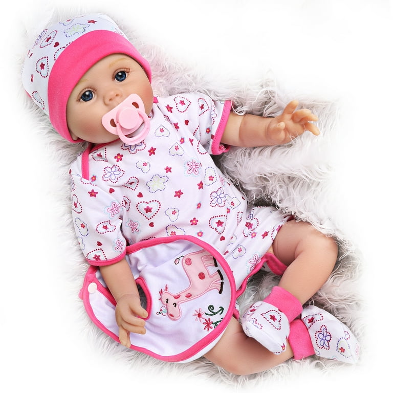 CHAREX Reborn Baby Dolls - 22 inches Realistic Newborn Soft Vinyl Baby  Dolls Toy for Kids Age 3+, reborn baby dolls 