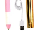 thumbnail image 3 of de bolígrafos de papel de aluminio caliente con cable USB de de papel de aluminio activado por calor para la fabricación de Rosa Soledad juego de bolígrafos, 3 of 6