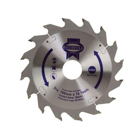 

Faithfull - TCT Circular Saw Blade 160 x 30mm x 16T POS