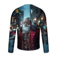 thumbnail image 6 of UVEASISHA Sales Today Mens Christmas T Shirts Xmas Tree Printed Graphic Tees for Men Big and Tall Casual Hipster Tee Tops Slim Fit Long Sleeve Crewneck Pullover Multicolor XXL, 6 of 6