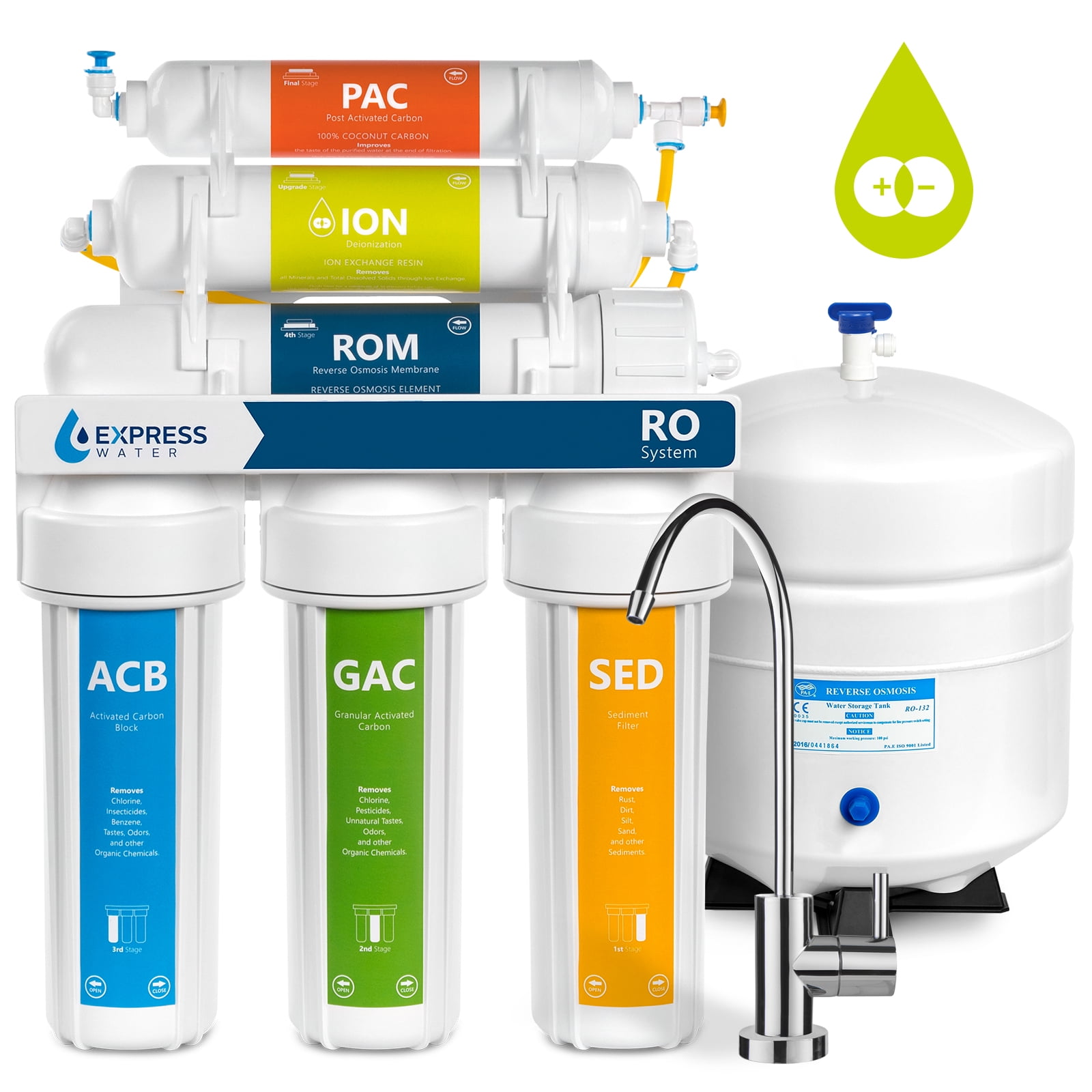 Express Water 6-Stage Reverse Osmosis Water Filter System ...