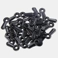 thumbnail image 3 of SHOWERORO 100Ud Clips Y Tornillos Para Colgar Cuadros Accesorios De Marco De Hierro Negro Duraderos Y, 3 of 8