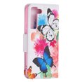 thumbnail image 5 of Feishell for Samsung Galaxy S23 FE (6.4 inch) Case,Fashion Painted Pattern PU Leather Shockproof Magnetic Clasp Flip Cover with Card Slots Kickstand Wallet Phone Case,C-Butterfly, 5 of 8