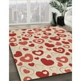 thumbnail image 3 of Ahgly Company Machine Washable Indoor Rectangle Transitional Vanilla Gold Area Rugs, 8' x 12', 3 of 7