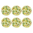 thumbnail image 2 of Bingfone Vintage Cartoon Dinosaurs Leather Drinks Coasters With Set Of 6,Suitable For Home Kitchen,Coffee Cup Coasters Home Gift, 2 of 9
