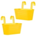 thumbnail image 2 of Hanging Flower Pots Hooks 2PCS Garden Tool Metal Iron For Railing Fence Home Decor Detachable Balcony Plant Holder, 2 of 18