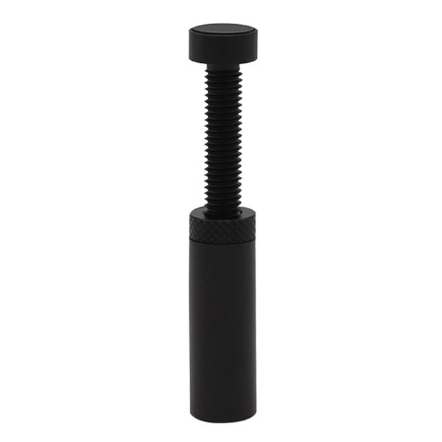Soporte para tarjeta de video de aleación de aluminio con tornillo telescópico ajustable para PC de escritorio, corto, negro