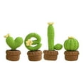thumbnail image 4 of Complete Crochet Decoration Basic Tool Handmade Crocheting Craft DIY Make Your Own Doll Crocheted Planter for Needlework Kids Teens , Green, 4 of 7