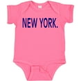 thumbnail image 3 of Inktastic New York in Blue Text Boys or Girls Baby Bodysuit, 3 of 5