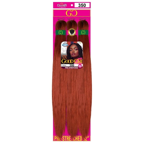 Good-Chi 3X Value Pack Pre-Stretched Braiding Hair 52” – Color #350