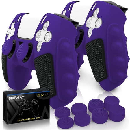 Anti-Slip PS5 Controller Skin  Soft Thicken Non-Slip Studded Silicone Gel Grip Protective Cover Case