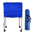 thumbnail image 2 of koolsoo Chariot à Balles Roulant avec Sac Cage à Balles pour Volleyball Tennis Jouet Bleu, 2 of 9